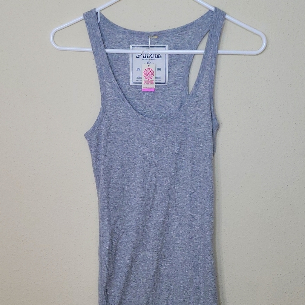 Victoria's Secret PINK Gray Tank Top
